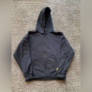 DREW HOUSE Unisex Oversized Mini Mascot Zip Up Hoodie - Smiley Face